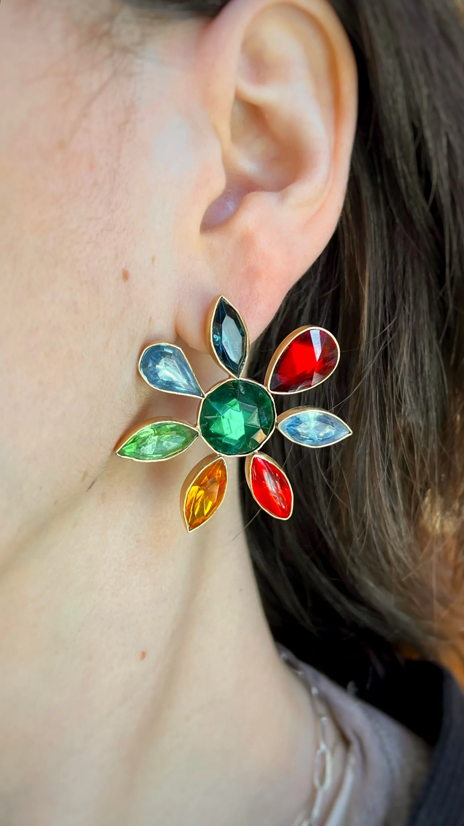 Flower Petal Earrings