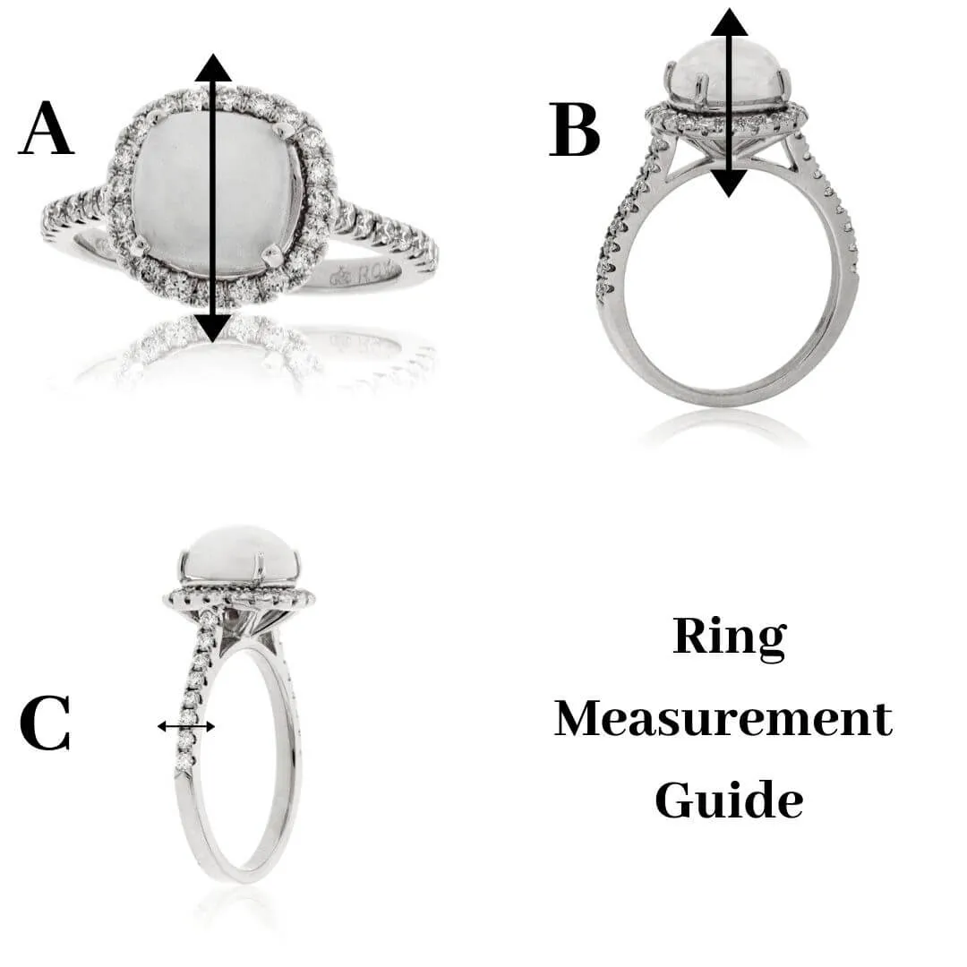 Four Oval Cut Tanzanite Ring
