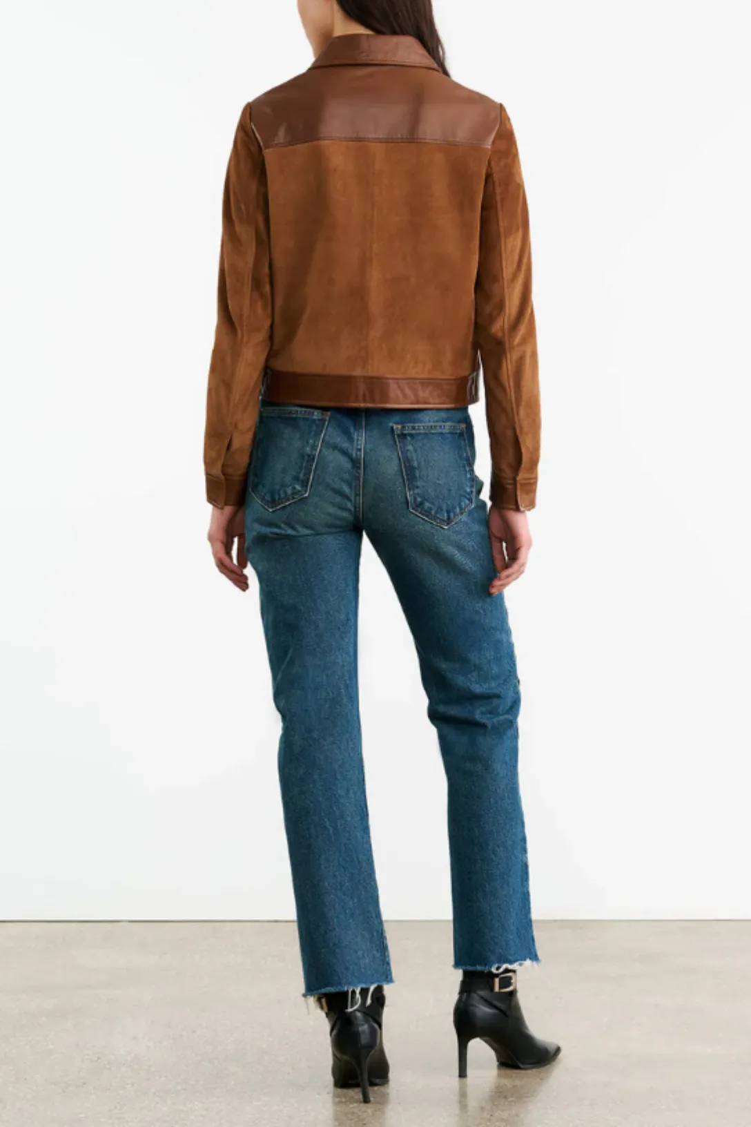 Freddie Suede Jacket | Martora / Cognac