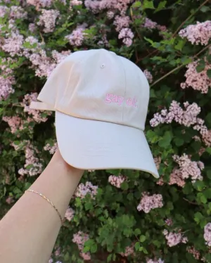 GAY OK Dad Hat (Cream)