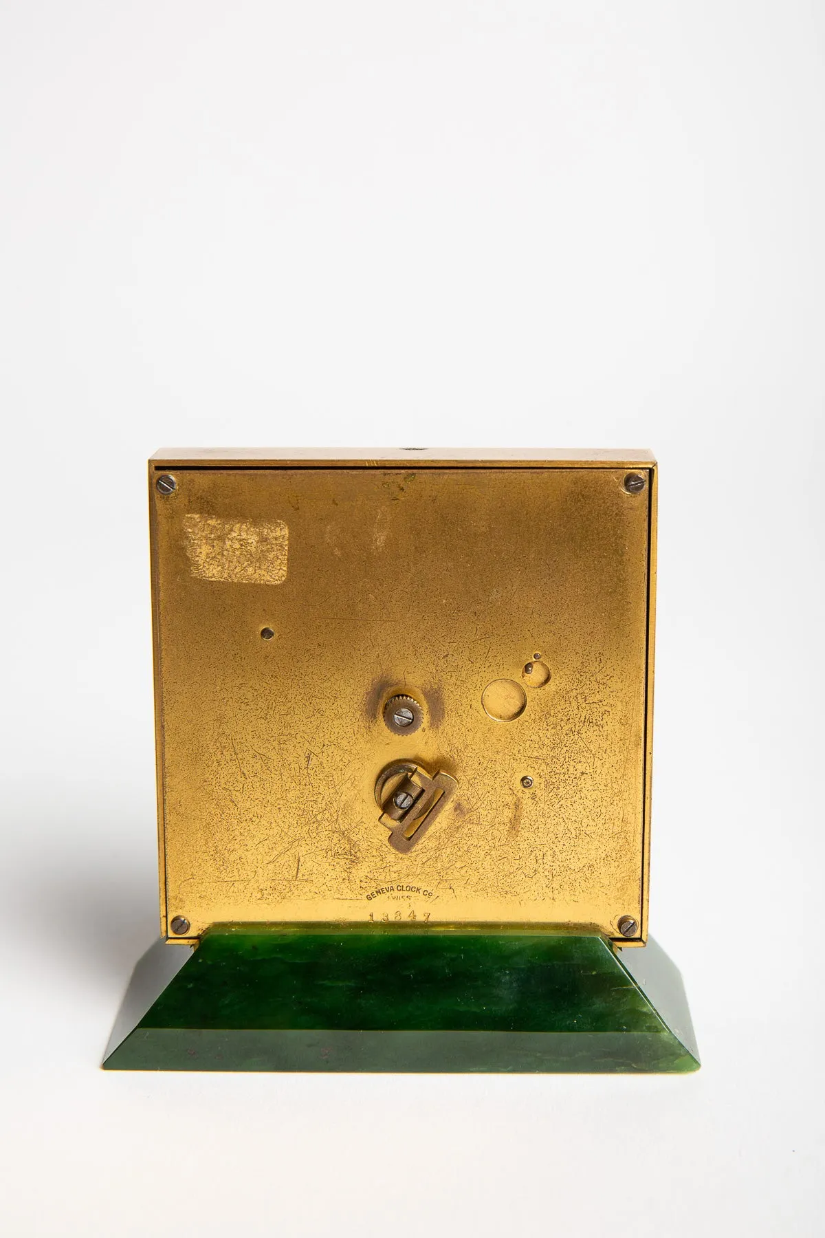 GÜBELIN | VINTAGE JADE DESK CLOCK