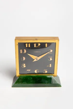 GÜBELIN | VINTAGE JADE DESK CLOCK