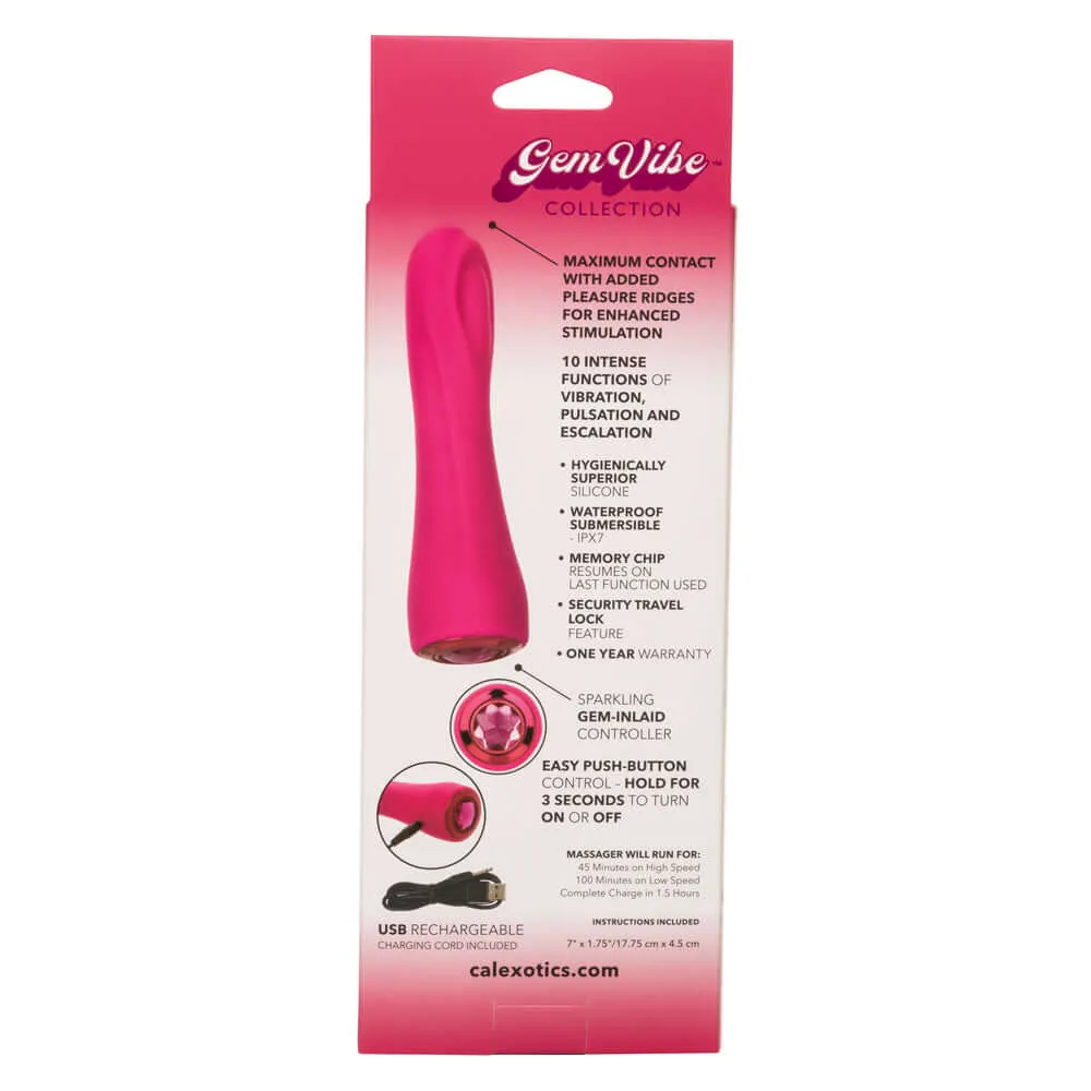 Gem Vibe Collection Bliss Massager - Pink