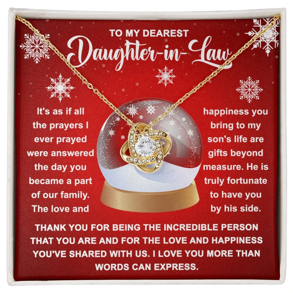 Gift for Daughter-Room For You - Love Knot Necklace