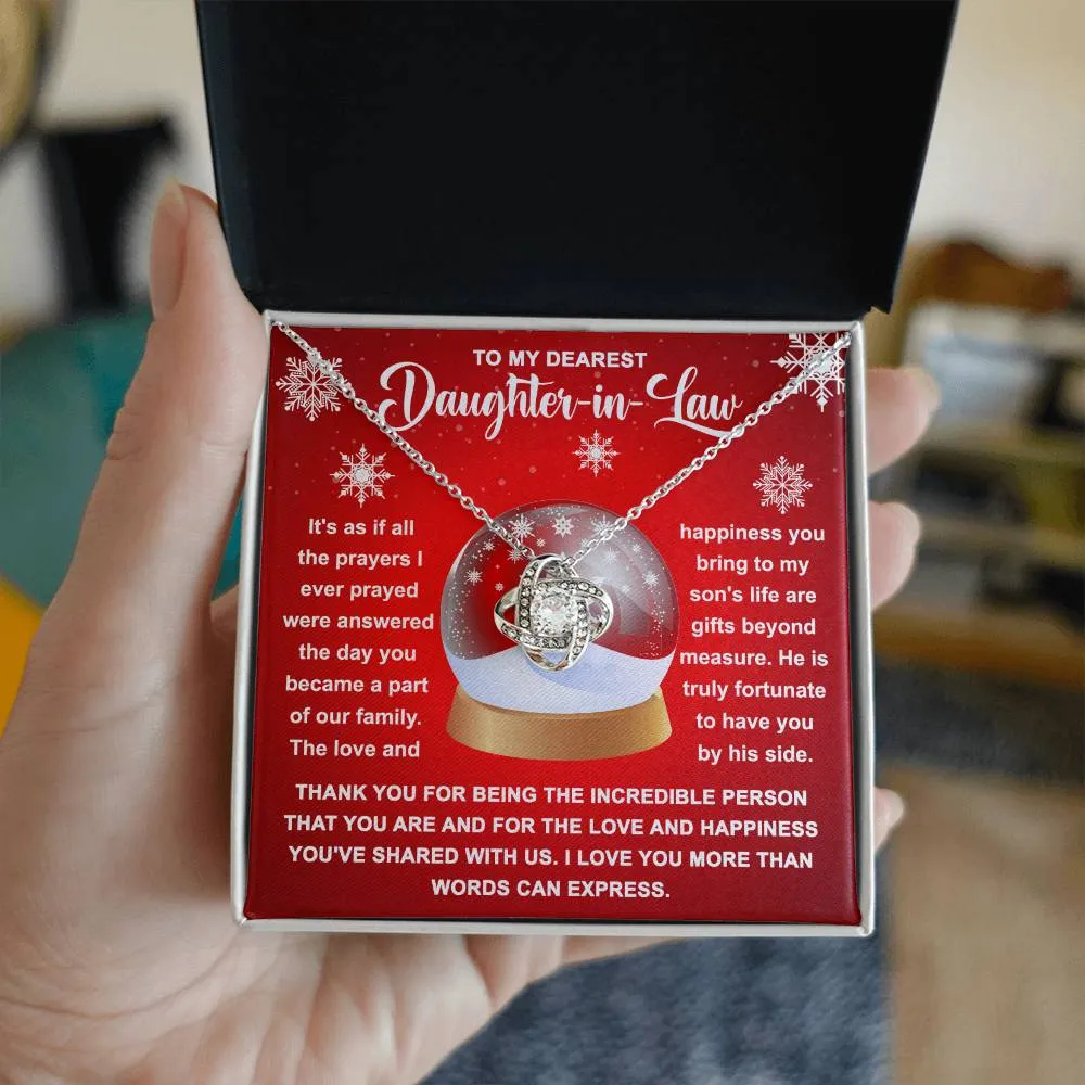 Gift for Daughter-Room For You - Love Knot Necklace