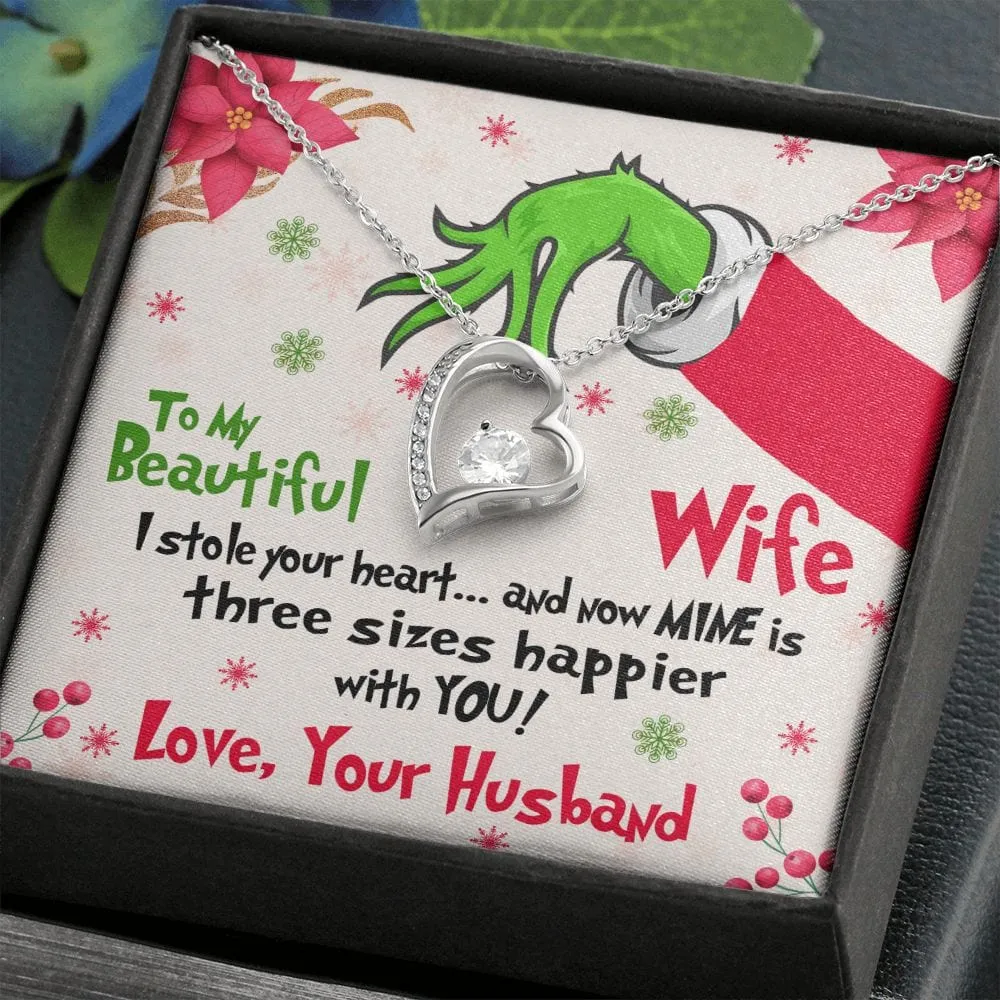 Gift For My Wife - I Stole Your Heart - Forever Love Necklace - Gift For Wife From Husband, Birthday, Anniversary, Christmas, Mother's Day