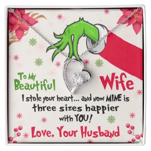 Gift For My Wife - I Stole Your Heart - Forever Love Necklace - Gift For Wife From Husband, Birthday, Anniversary, Christmas, Mother's Day