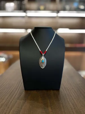 Goros Gold Rope Turquoise Spoon Leather Cord Setup