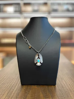Goros Turquoise Eagle Pendant