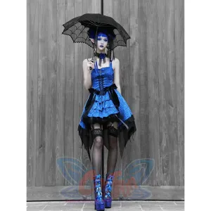 Gothic Strap Dark Two-piece Dress S22011