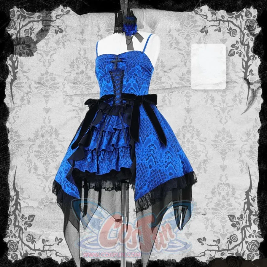 Gothic Strap Dark Two-piece Dress S22011
