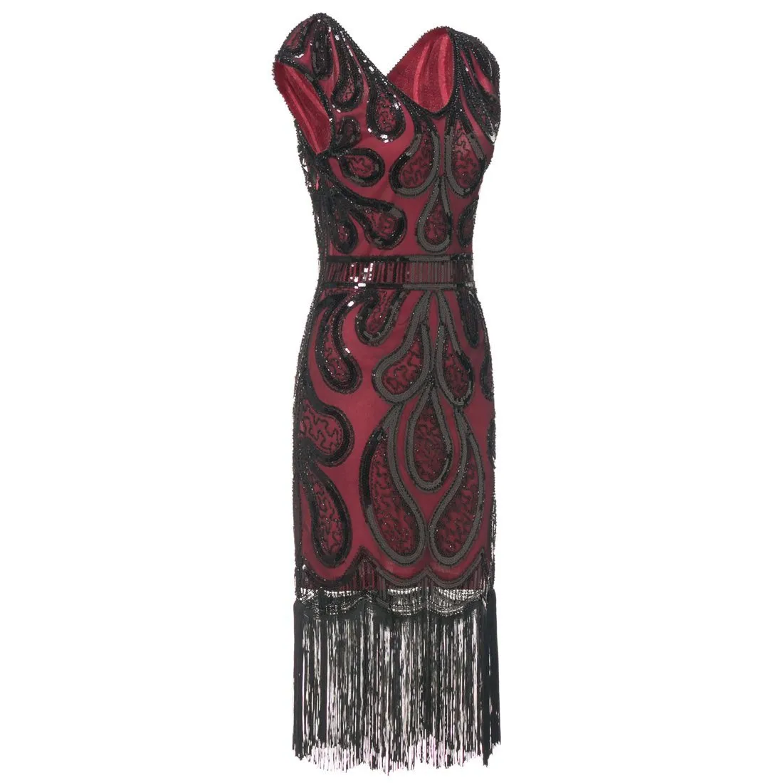Great Gatsby Dresses 1920s Fashion Sequined Art Deco 1920's Themed Dance|JaosWish