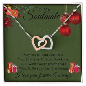 Green - To My Soulmate l Interlocking Heart - Xmas