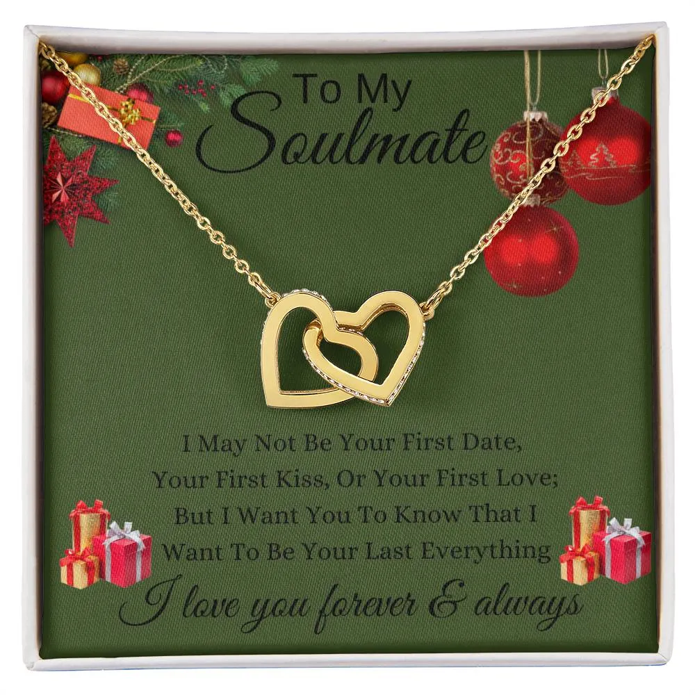 Green - To My Soulmate l Interlocking Heart - Xmas