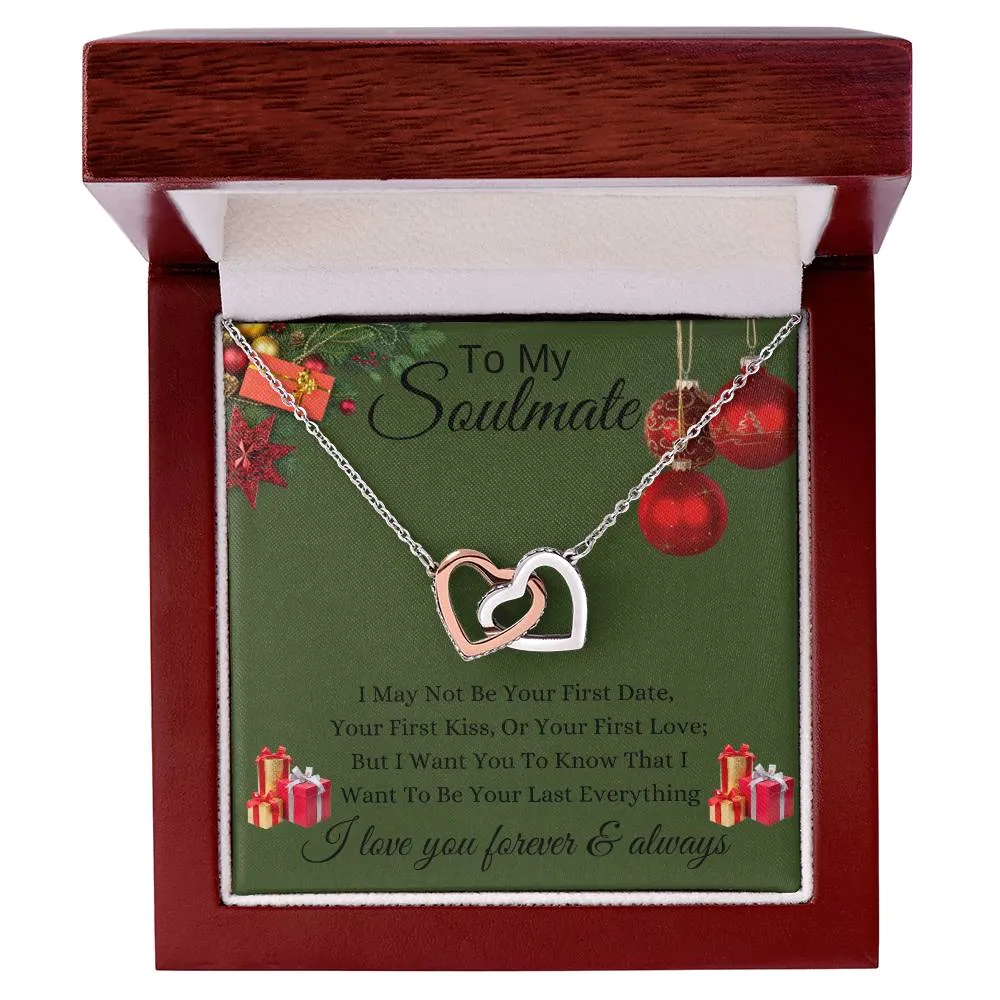 Green - To My Soulmate l Interlocking Heart - Xmas