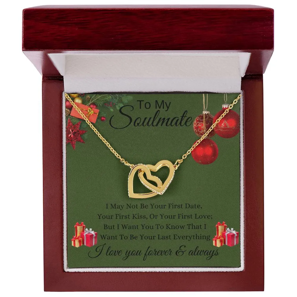 Green - To My Soulmate l Interlocking Heart - Xmas