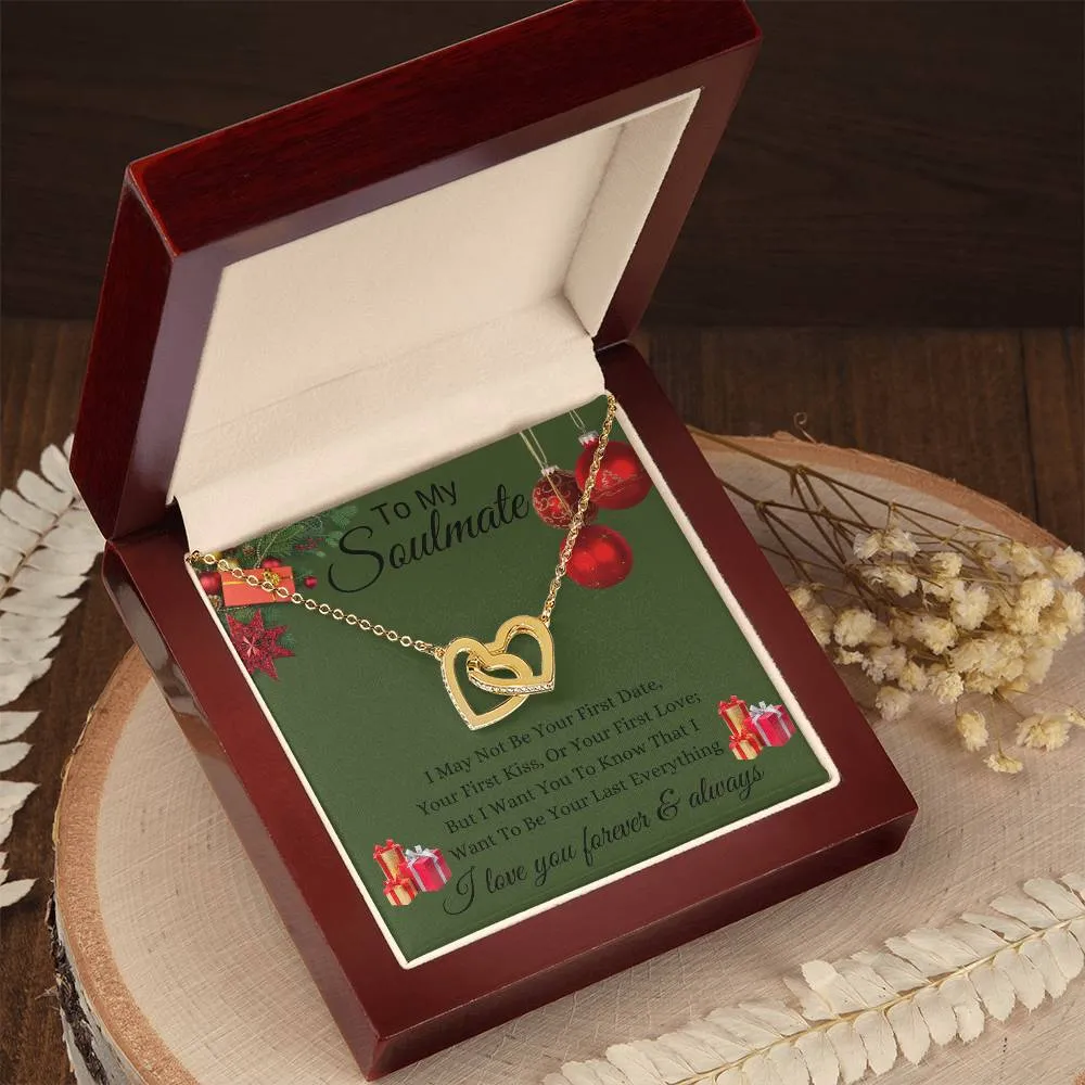 Green - To My Soulmate l Interlocking Heart - Xmas