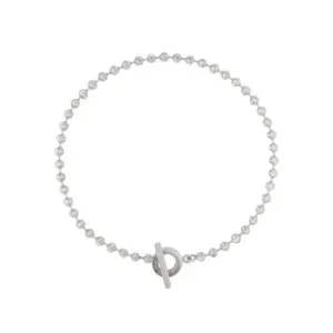 Gucci Silver Boule Chain Necklace
