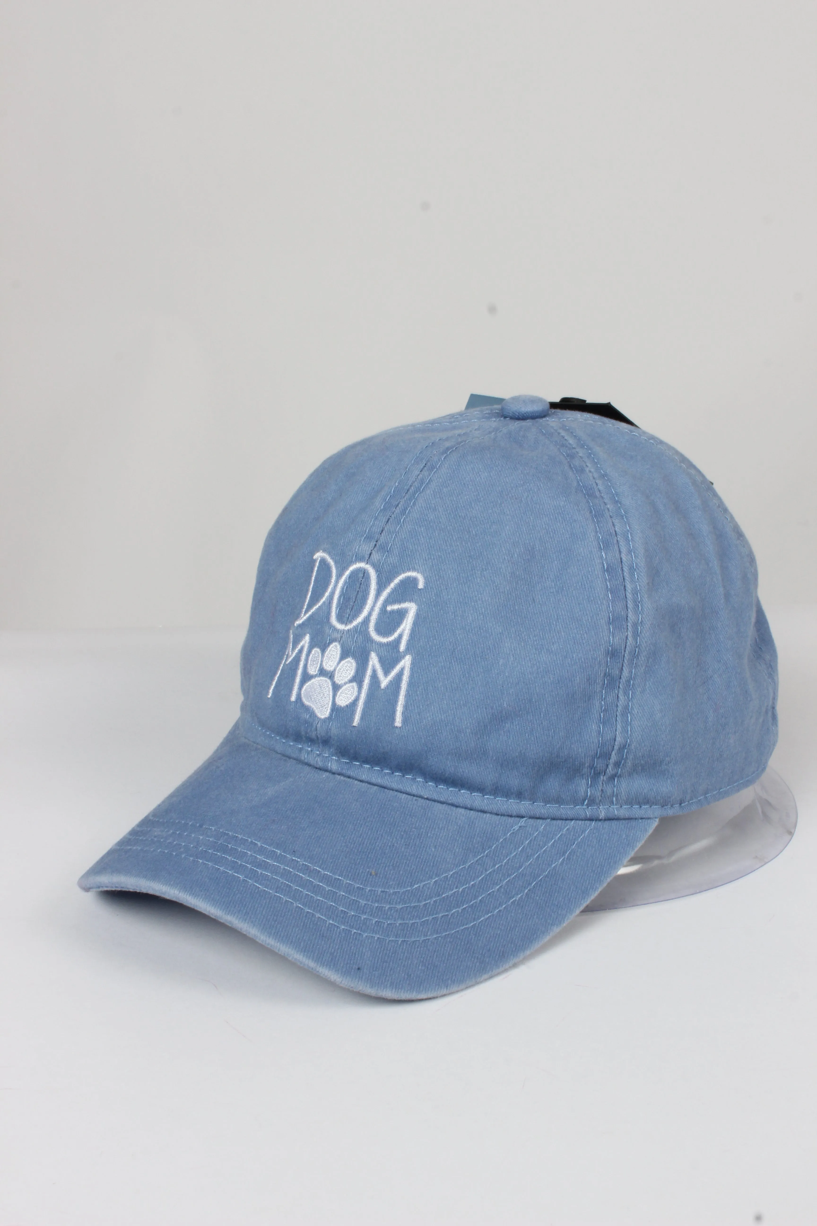 GWCAP256L - "Dog Mom Embroidery Vintage Wash Baseball Cap