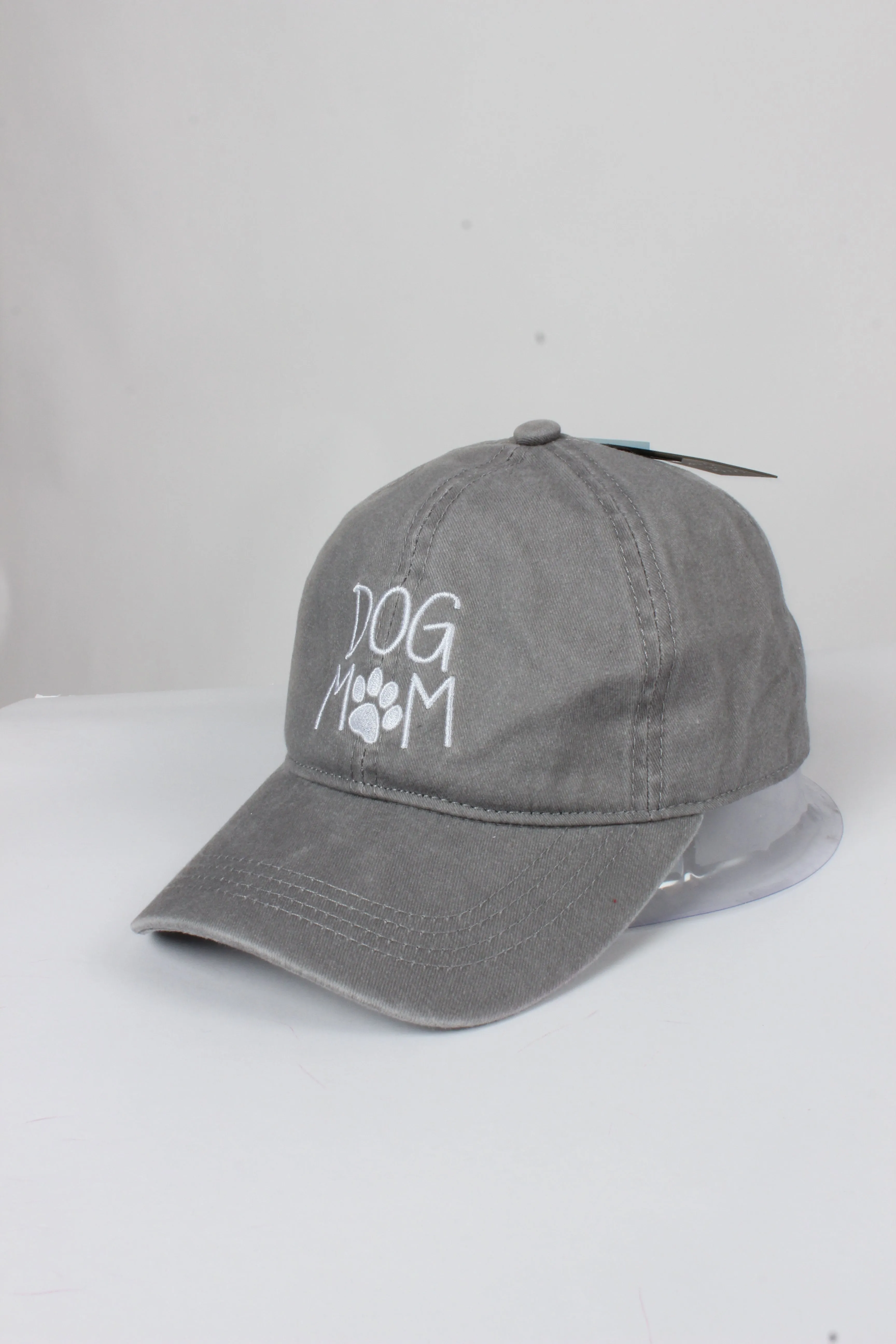 GWCAP256L - "Dog Mom Embroidery Vintage Wash Baseball Cap