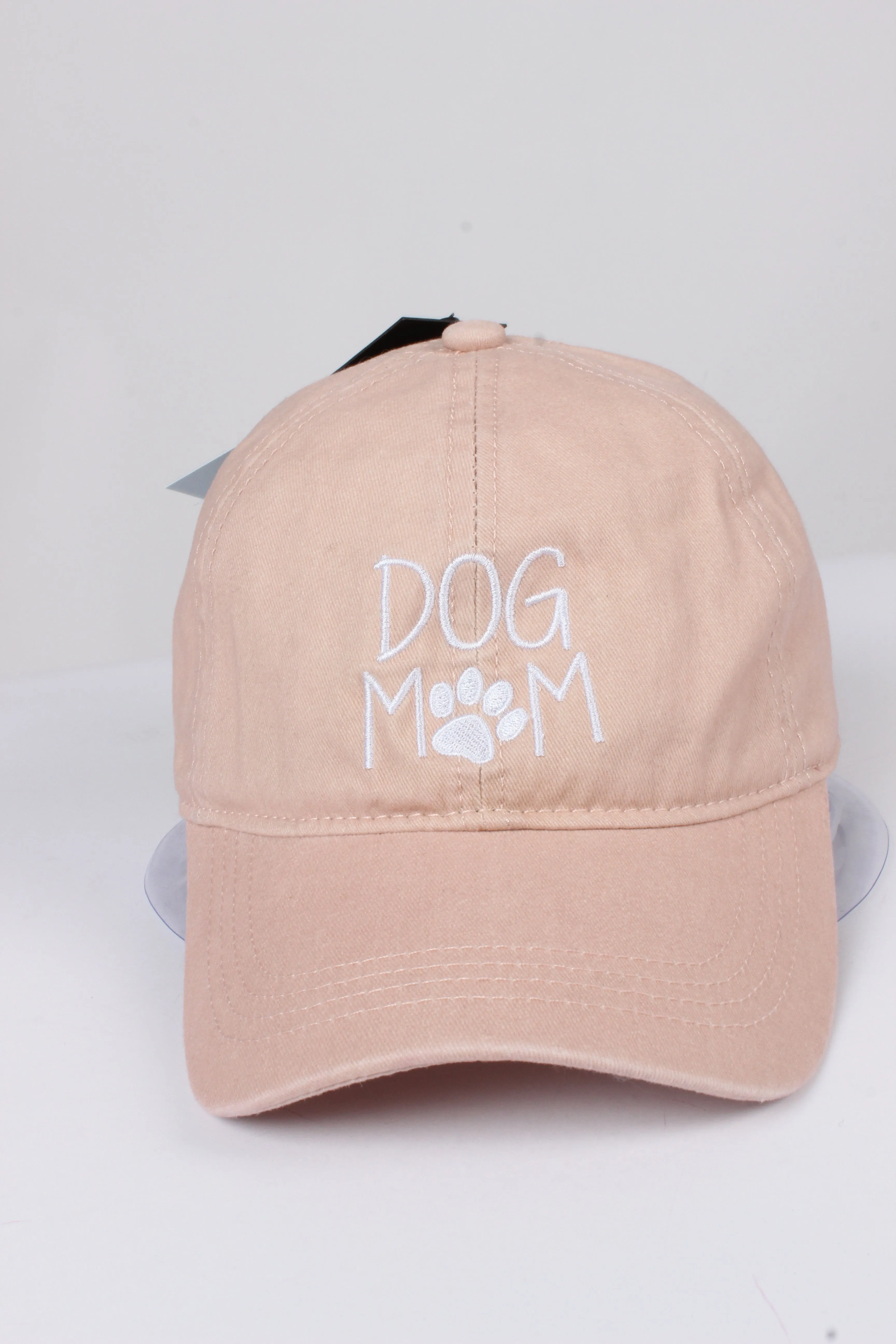 GWCAP256L - "Dog Mom Embroidery Vintage Wash Baseball Cap