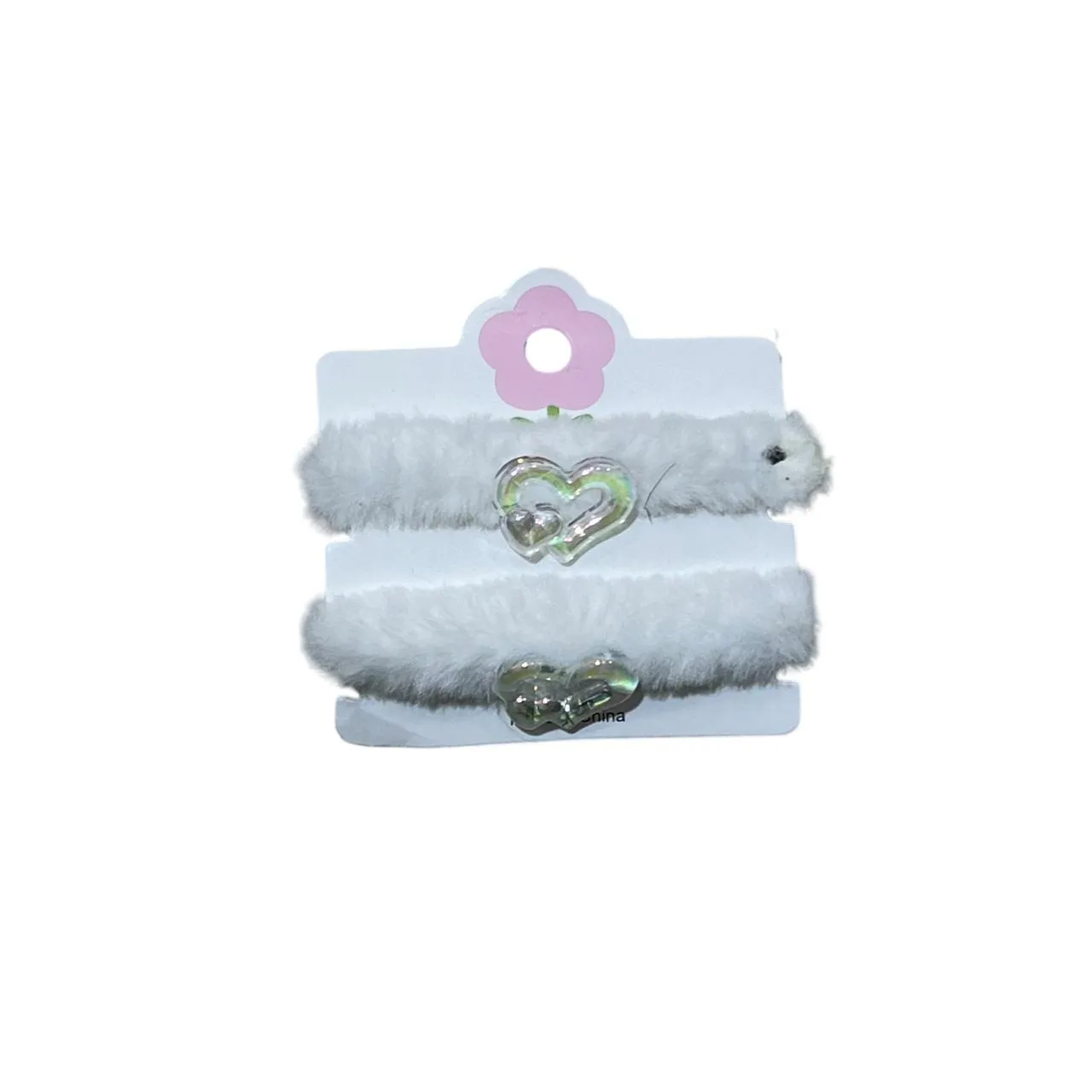Heart Furry Hair Tie