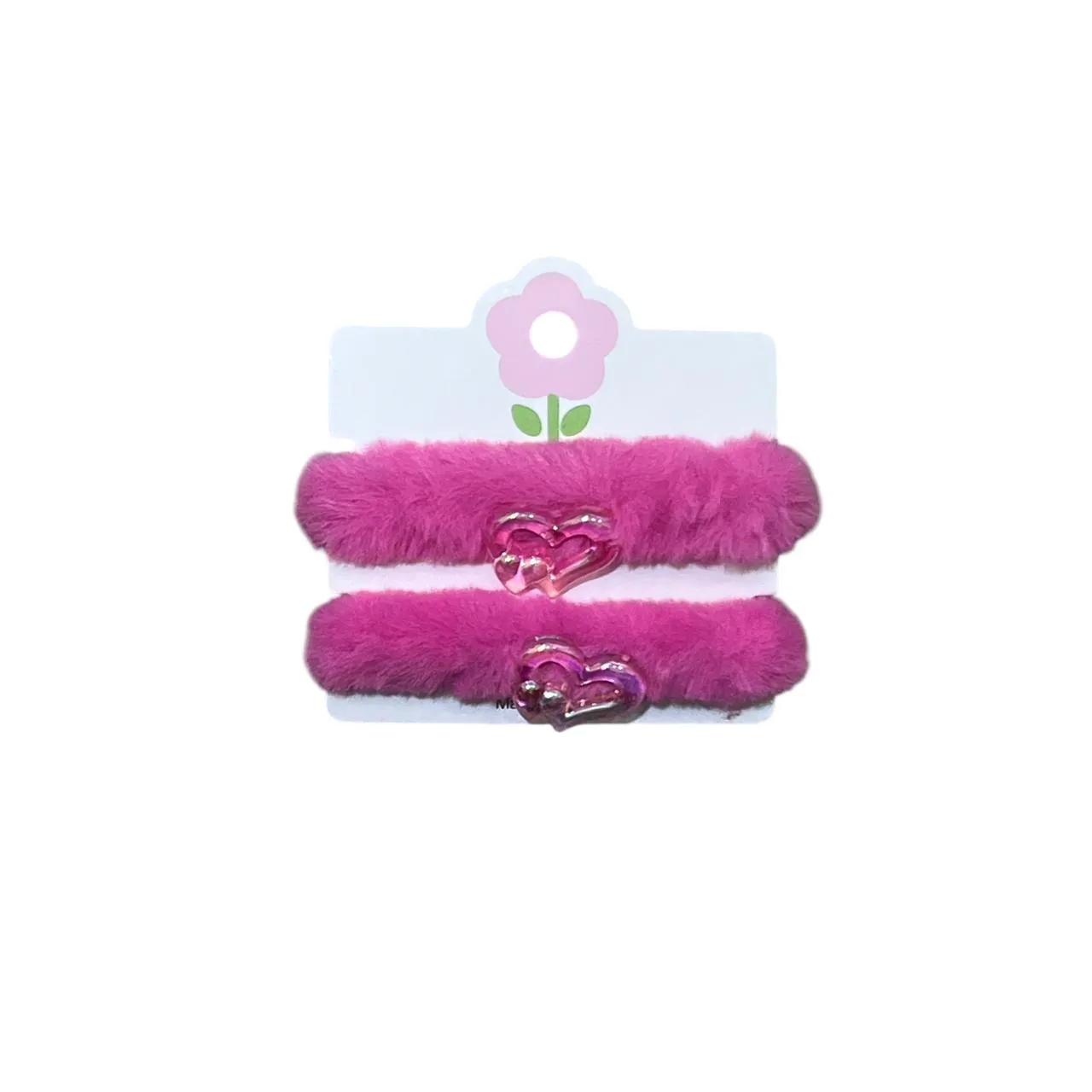 Heart Furry Hair Tie