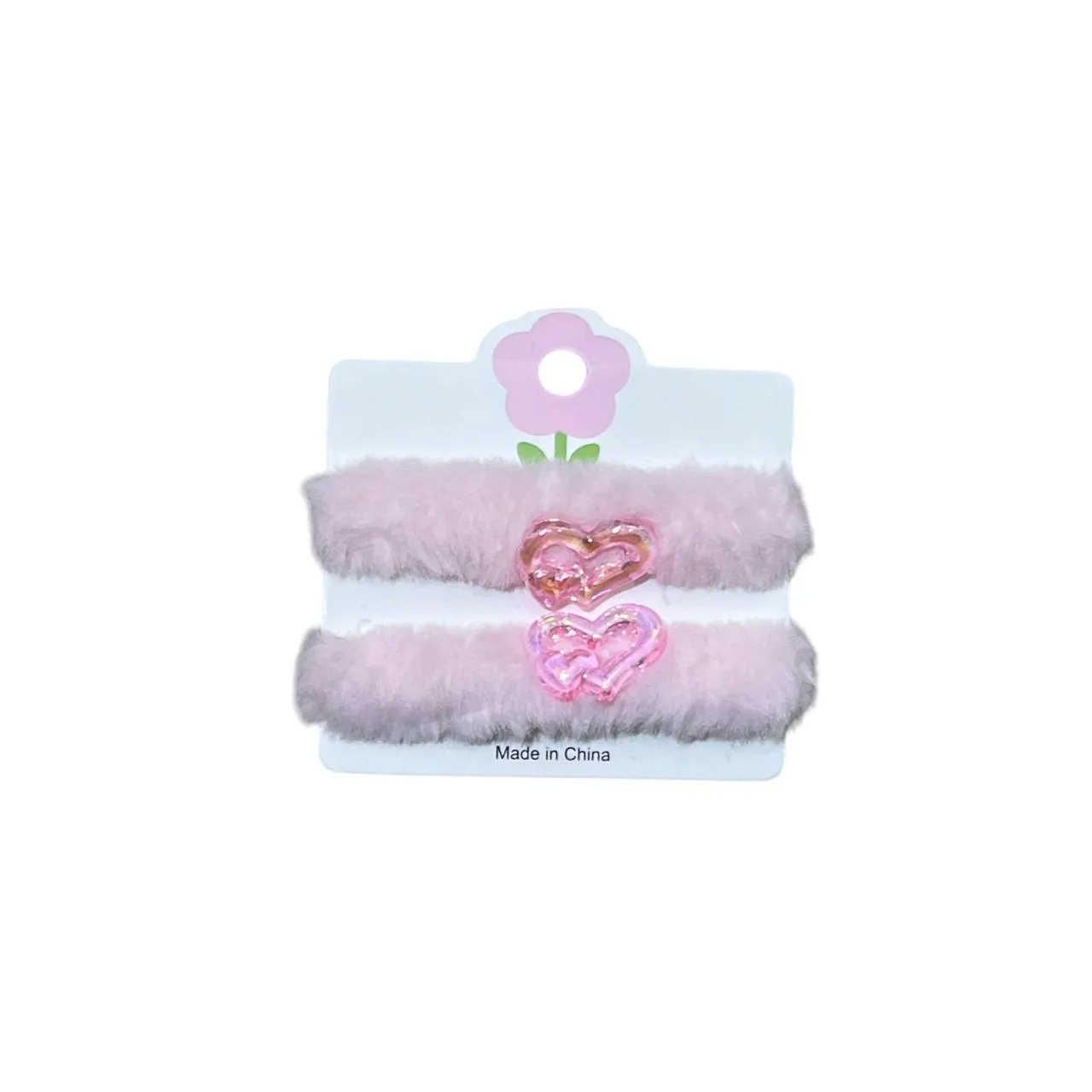 Heart Furry Hair Tie