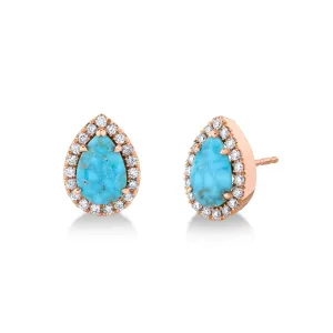 Hera Earrings -  Arizona Turquoise