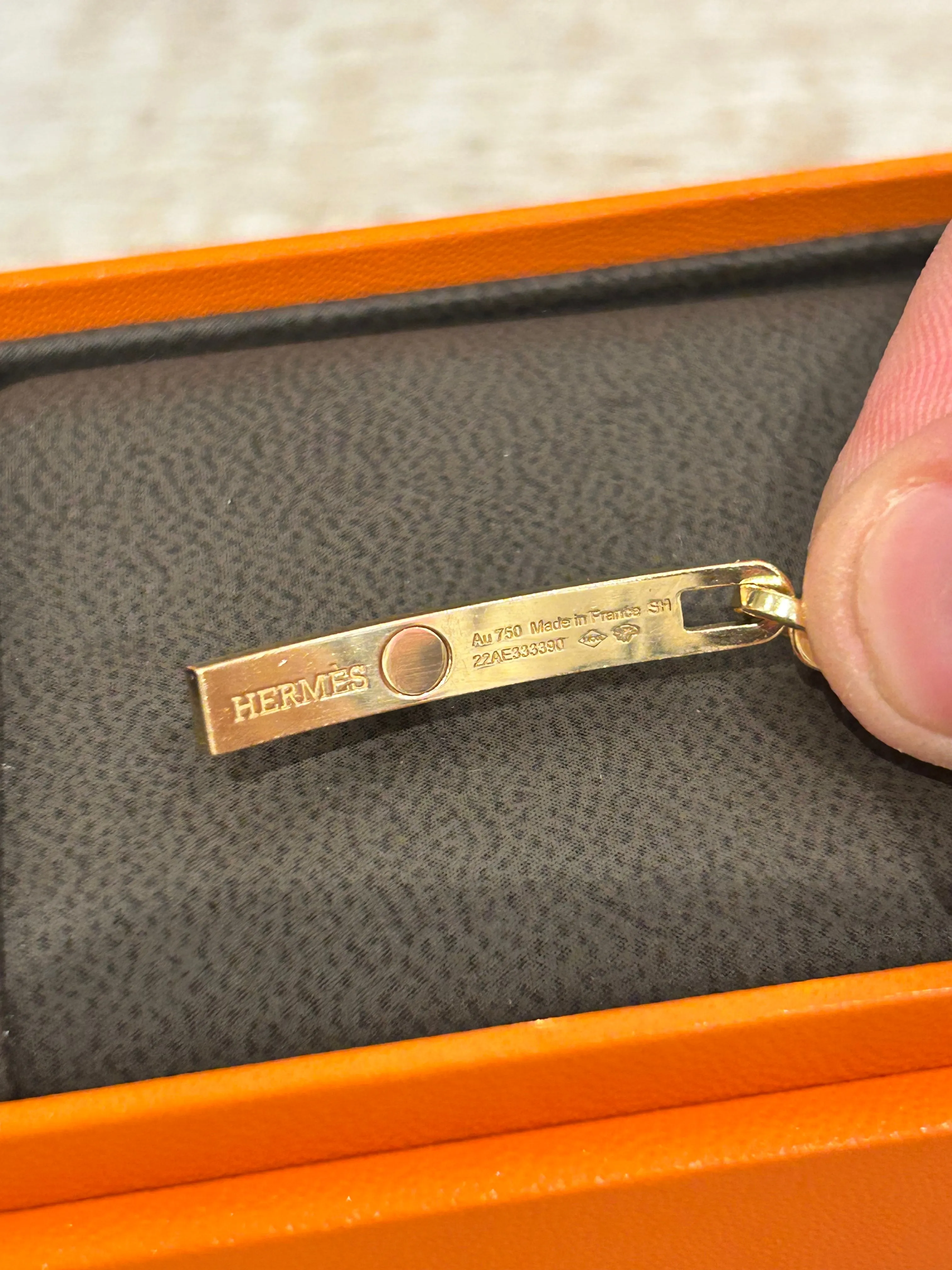 Hermès 18k Yellow Gold ‘Kelly Chaine’ PM Bracelet
