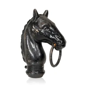 Horse Head Hitching Post Finial