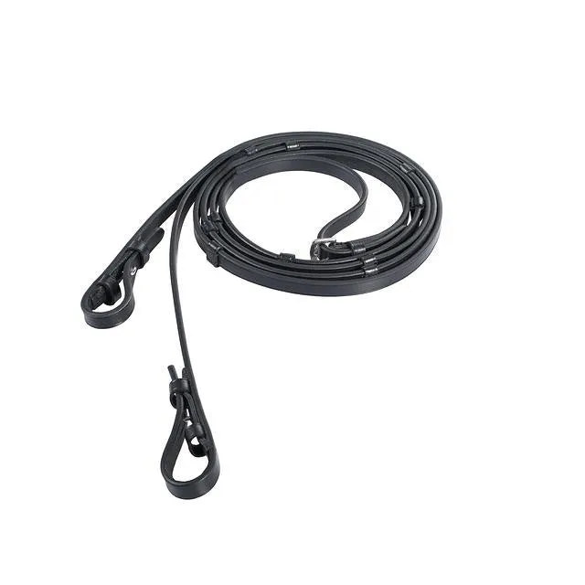 Horze Laelia Reins with Stoppers Black
