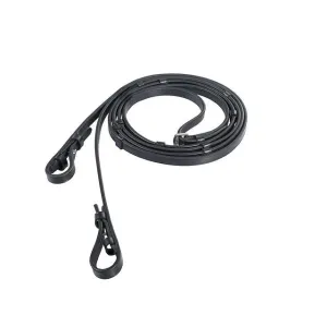 Horze Laelia Reins with Stoppers Black