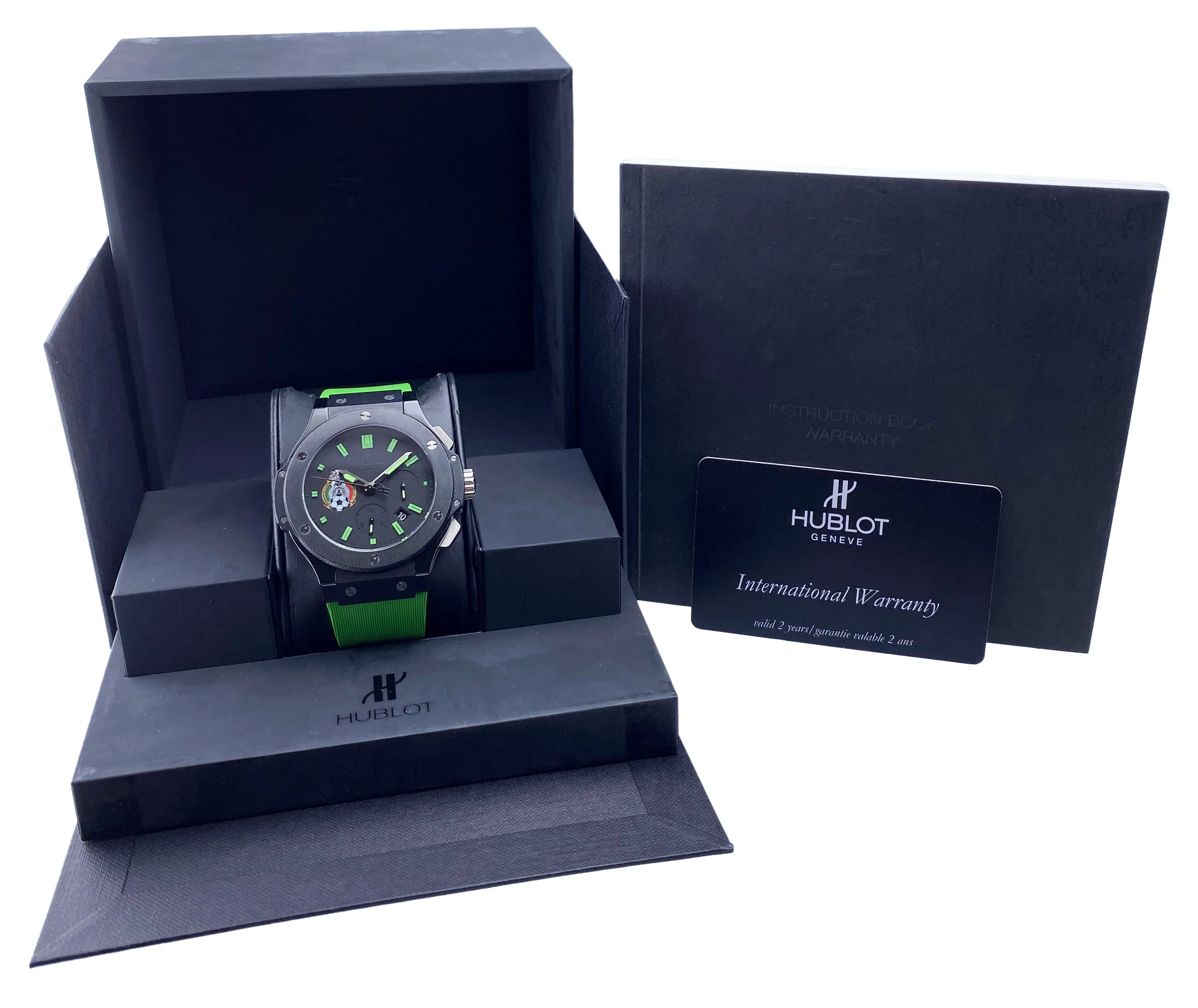 Hublot Big Bang Mexican Futbol 2007 Limited Edtion 301.CX.134.RX.MEX07 Watch Box Papers