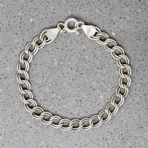 Italian Sterling Silver Vintage Charm Bracelet