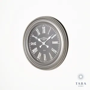 Jana Oversize Wall Clock Rustic Grey