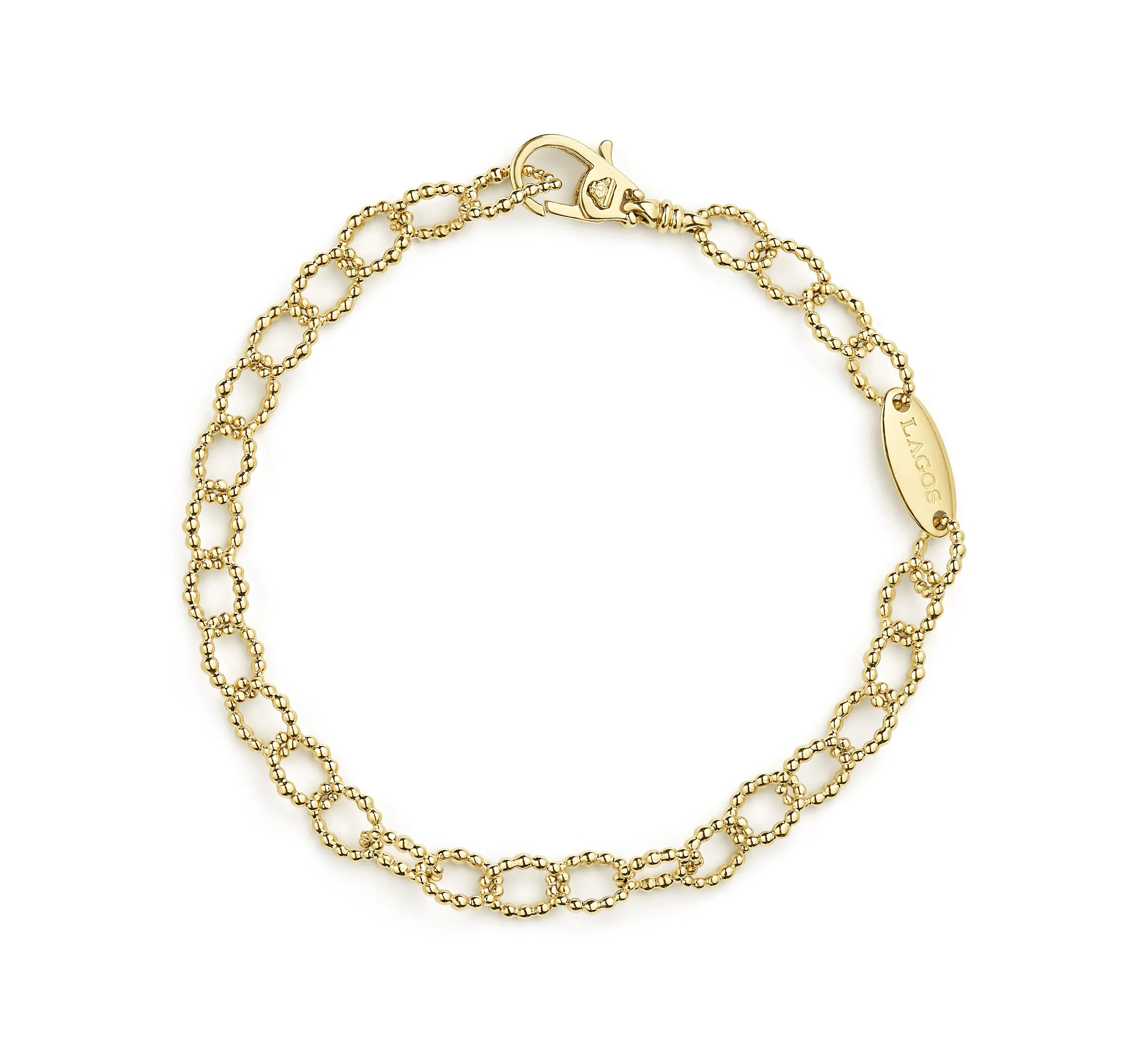LAGOS Caviar Gold Small Link Bracelet