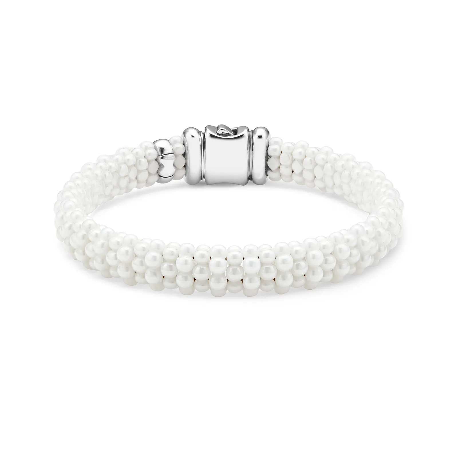 LAGOS White Caviar Ceramic Beaded Bracelet