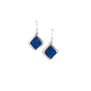 Lapis Lazuli Earrings Chuki | Artisan Crafted Jewelry | Chilean Artisans