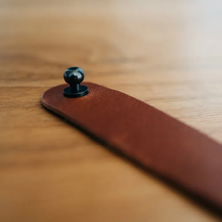 Leather Woggle - Walnut