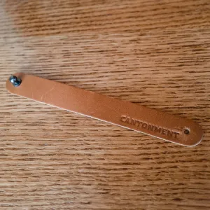 Leather Woggle - Walnut
