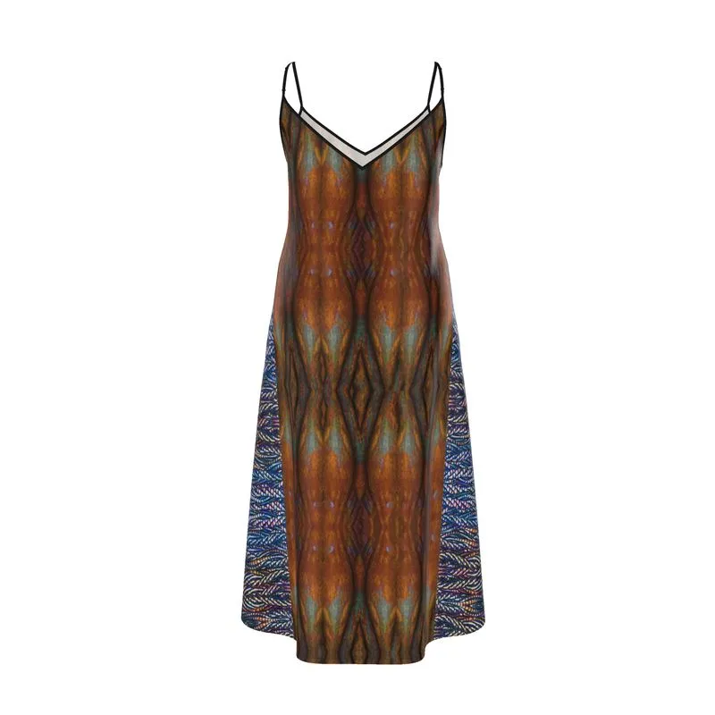 Long Slip Dress (Her/Muliebris)(Grail Hearth Core Blue Logo@Alchemic) RJSTH@Fabric#12 RJSTHW2023 RJS