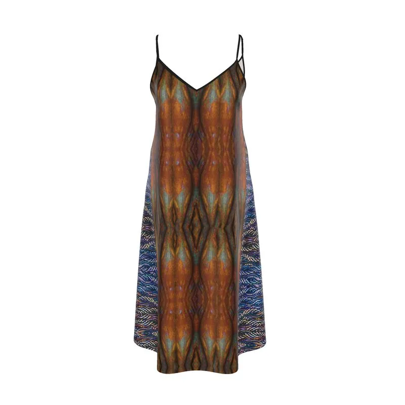 Long Slip Dress (Her/Muliebris)(Grail Hearth Core Blue Logo@Alchemic) RJSTH@Fabric#12 RJSTHW2023 RJS