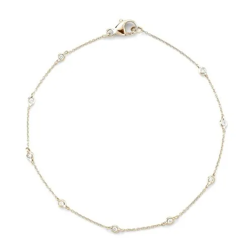 Lulu Jack Single Bezel Bracelet in Yellow Gold