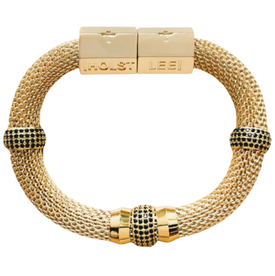 Luxe Classic Mesh Bracelet Black