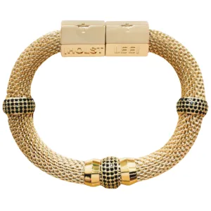 Luxe Classic Mesh Bracelet Black
