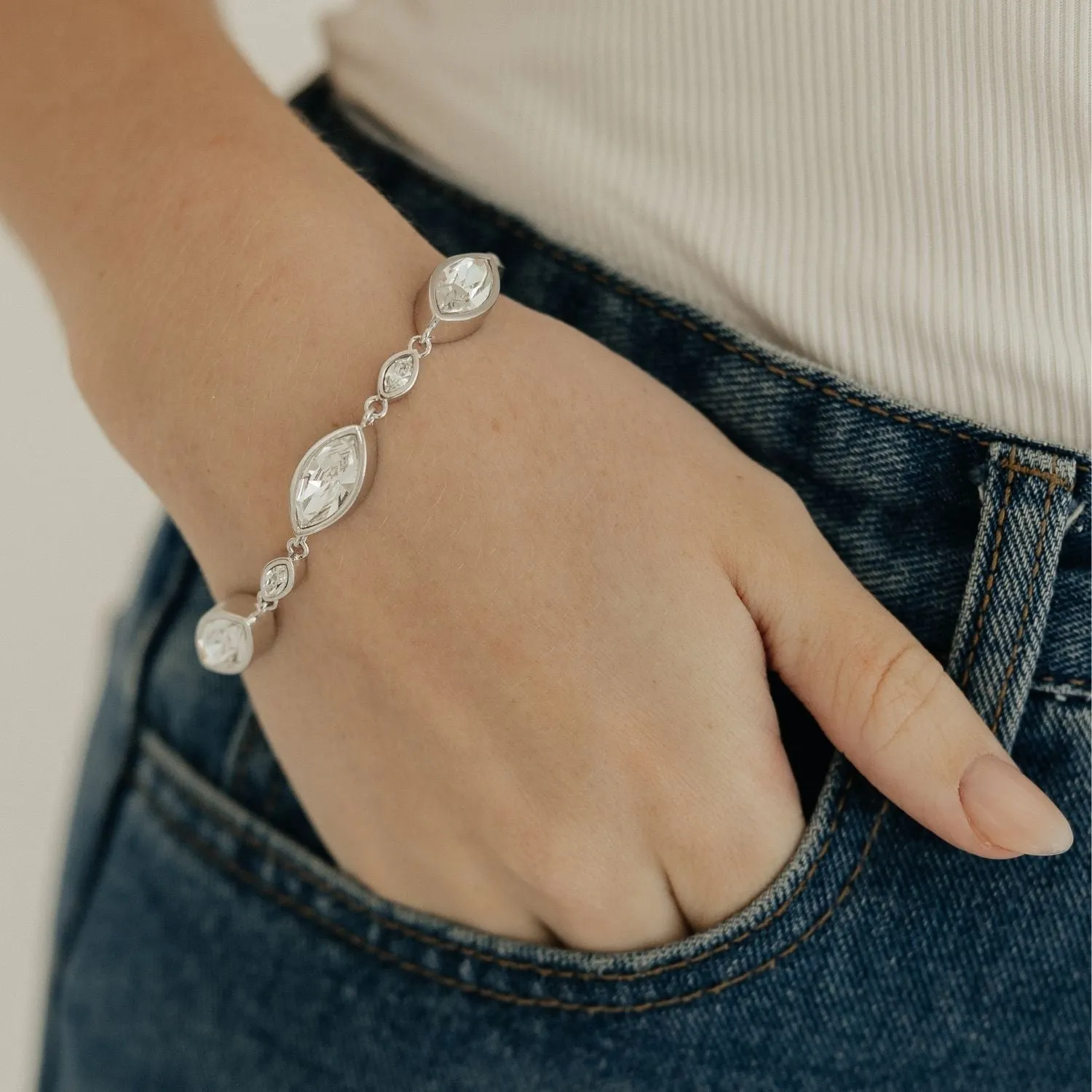 Marquise Swarovski Crystal Bracelet