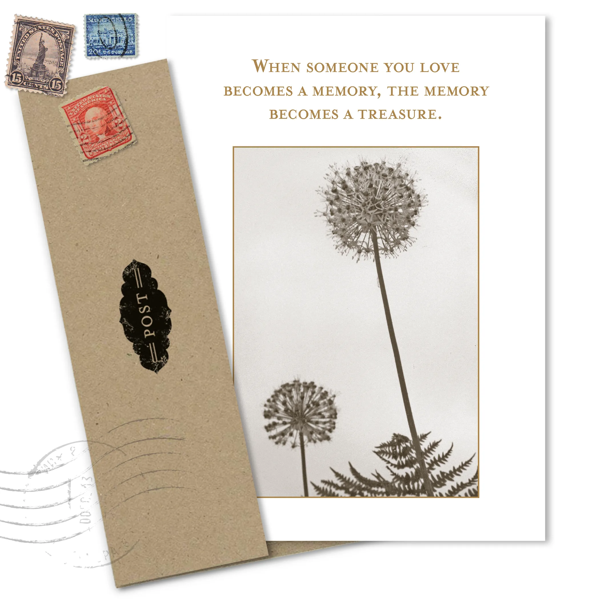 Memory Treasure Sympathy Card