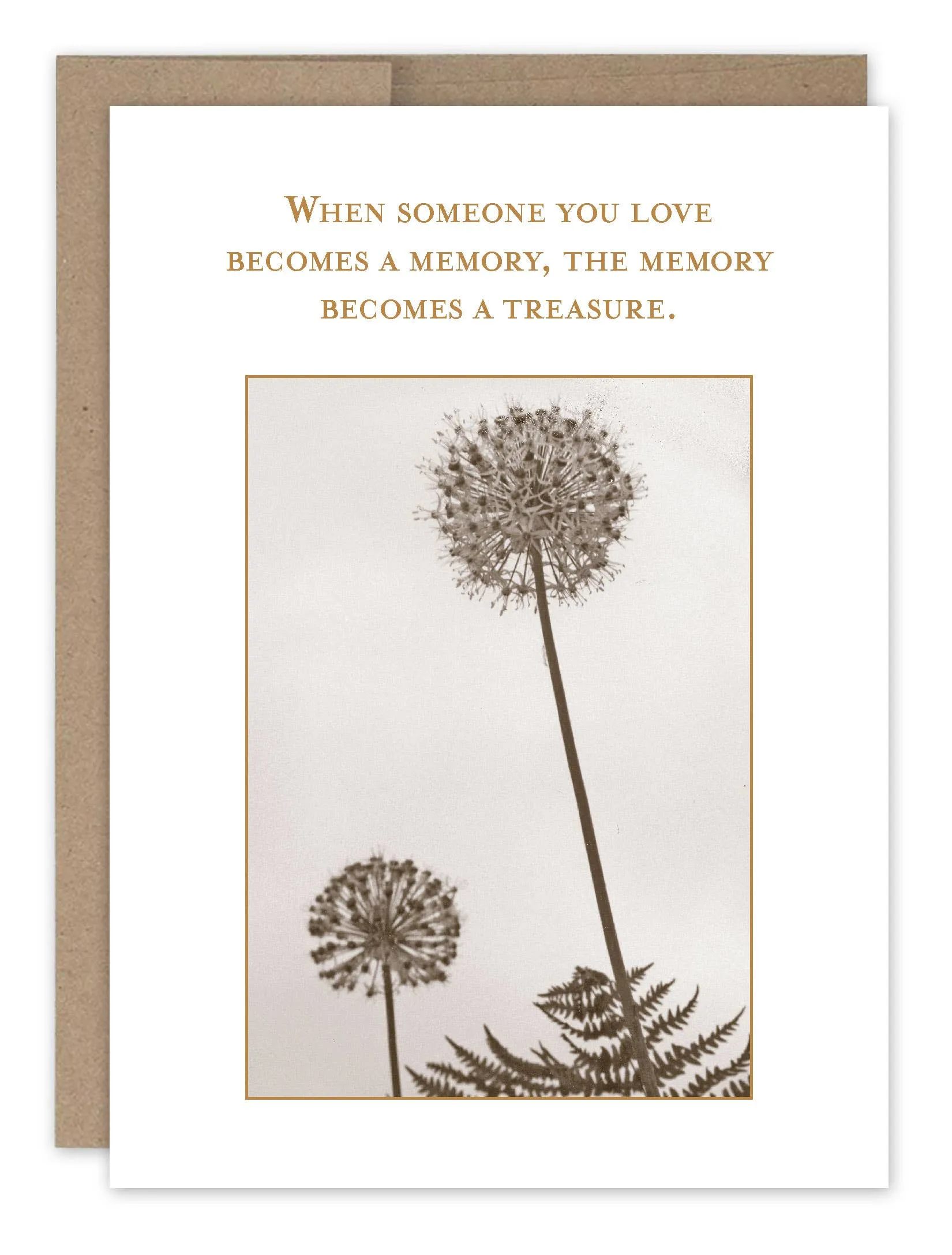 Memory Treasure Sympathy Card