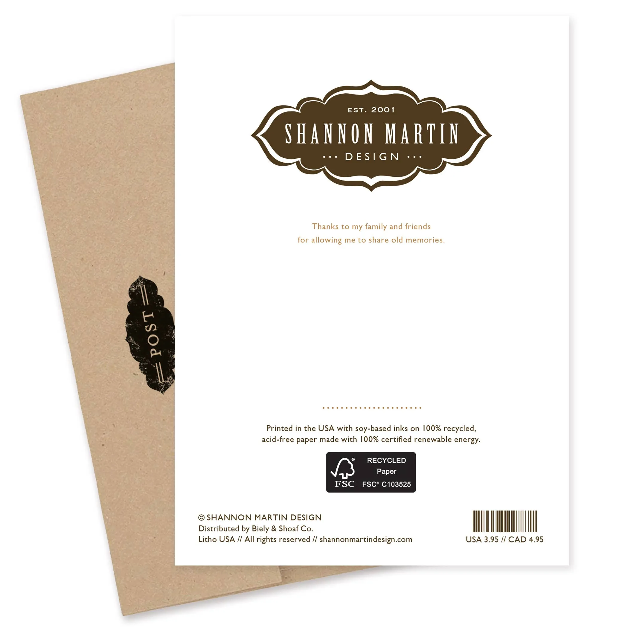 Memory Treasure Sympathy Card